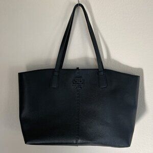 Tory Burch Mcgraw Tote in Black